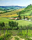 View of The Bacino Di San Marco Paintings - View of San Gimignano by 2011